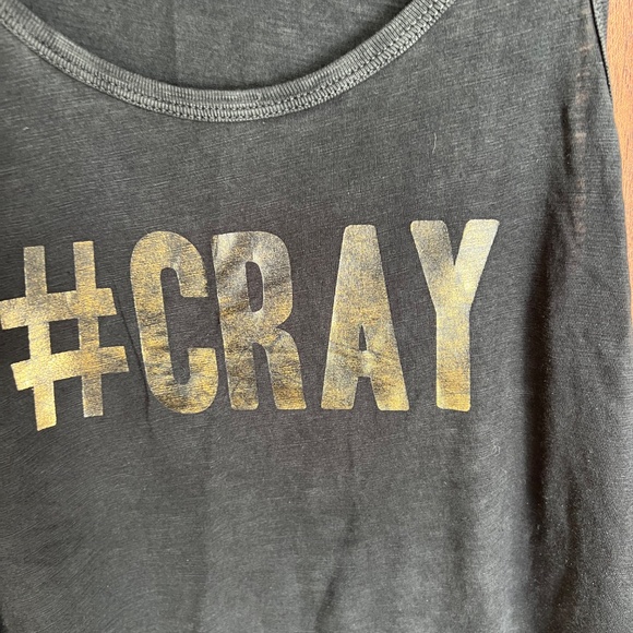 Tyler Jacobs For Feel The Peace - Black Tank w/ Gold # CRAY -Women's Size XS - Picture 3 of 11